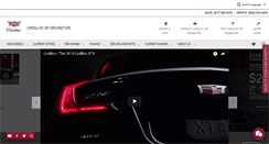 Desktop Screenshot of cadillacofarlington.com